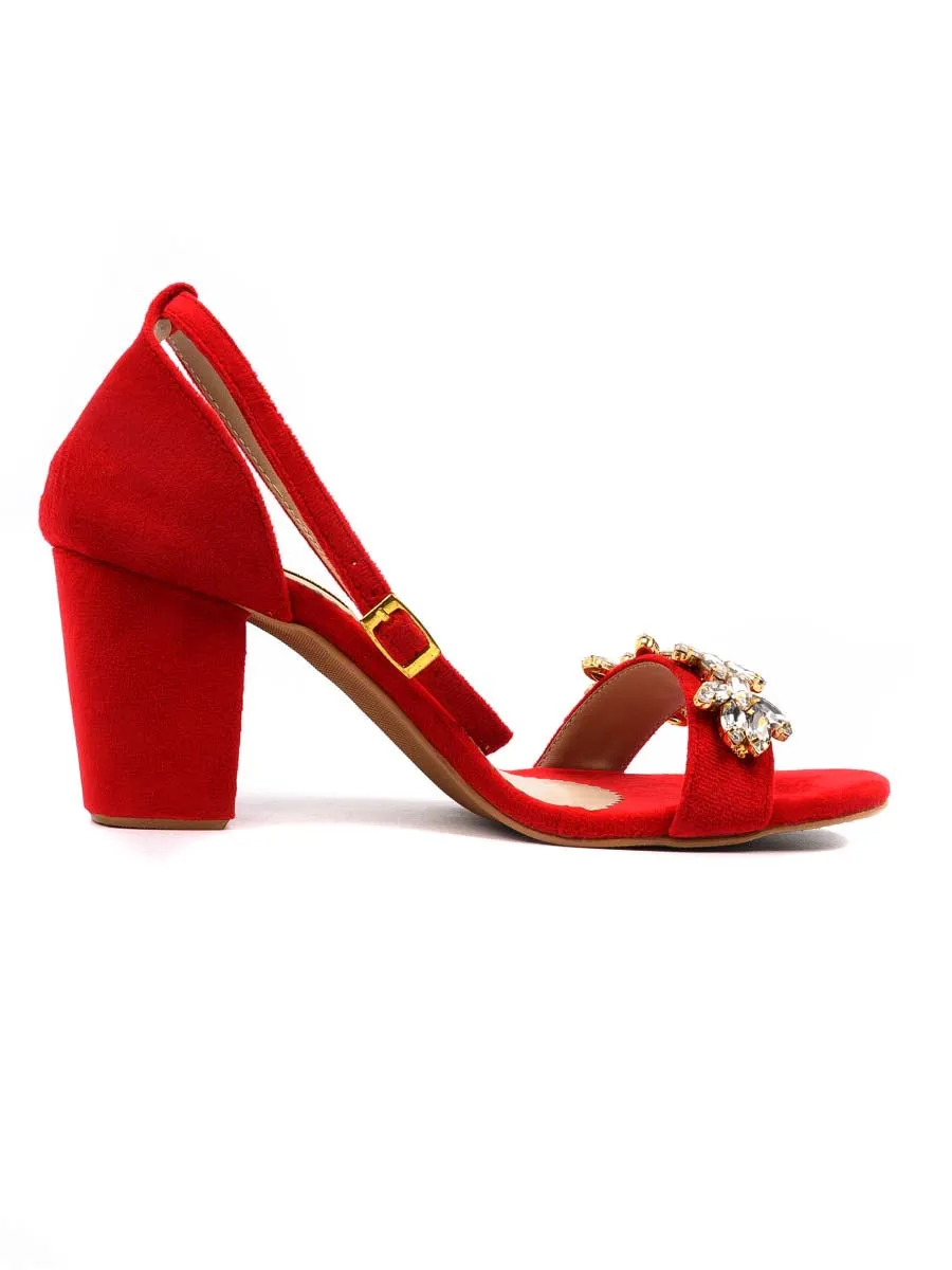 Women bridel block Heel Sandal