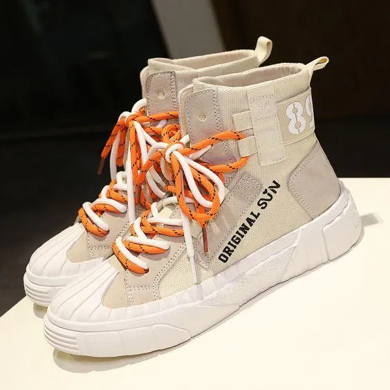 Women's Chic Color Letter Pattern Sneaker Shoes