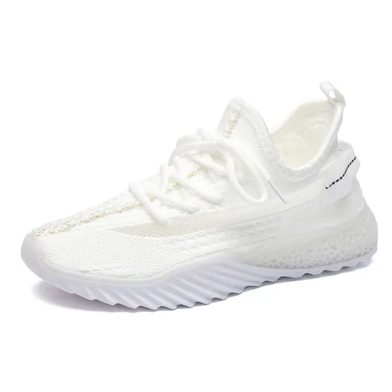 Women's Trendy FlyKnit Mesh Breathable Sneaker Shoes