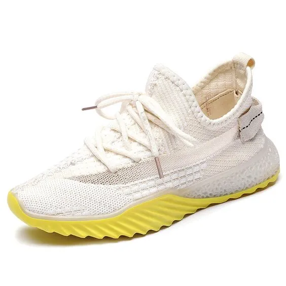 Women's Trendy FlyKnit Mesh Breathable Sneaker Shoes