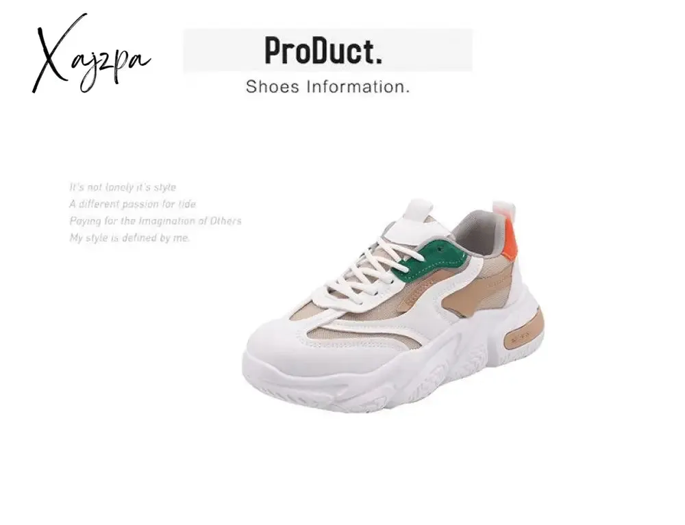 Xajzpa - Sneakers Ladies Rubber Non-slip Sole 2023 Running Shoes Colorful Sneakers Breathable Women Sneakers Zapatos De Mujer