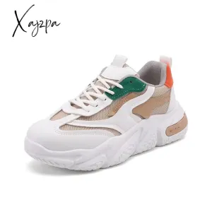 Xajzpa - Sneakers Ladies Rubber Non-slip Sole 2023 Running Shoes Colorful Sneakers Breathable Women Sneakers Zapatos De Mujer