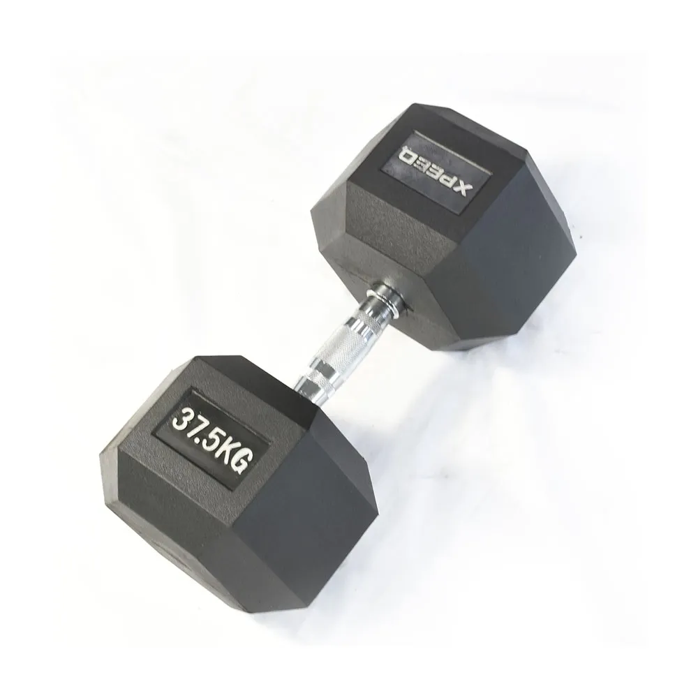 Xpeed Rubber Hex Dumbbell